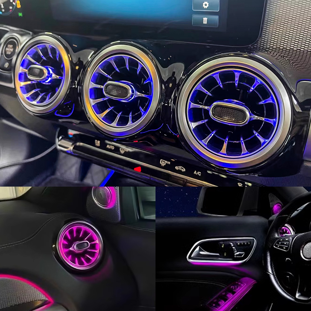 Voor Benz W176 W117 W156 X156  - Car Ambient Lighting 64 Color recensie en prijs