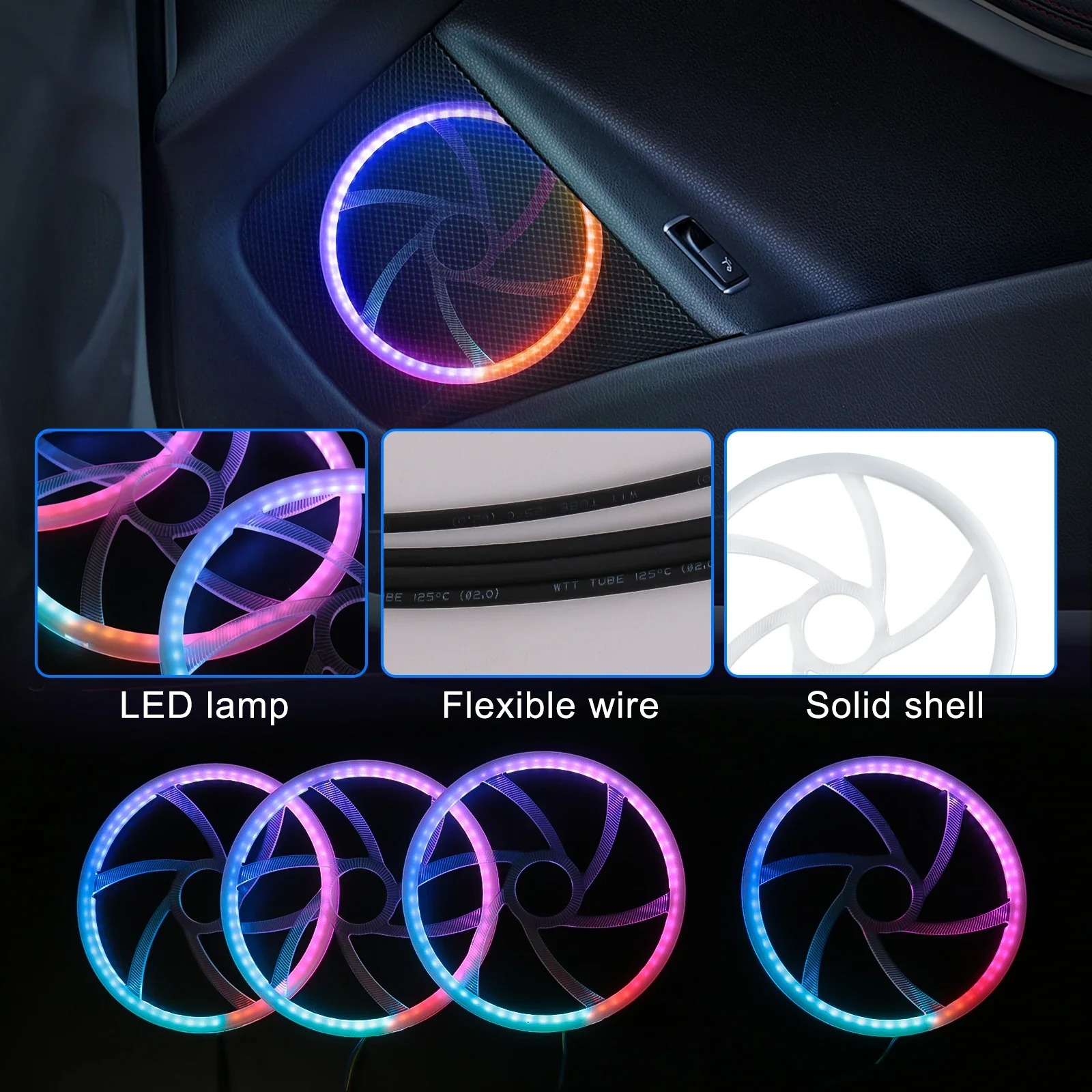 22-in-1 Premium Automotive LED - Car Ambient Lighting 64 Color recensie en prijs