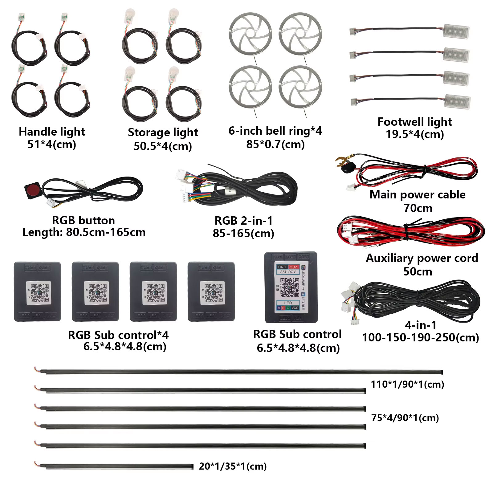 Voor Ambient Lights App Univer - Car Interior Led Strip App Control recensie en prijs