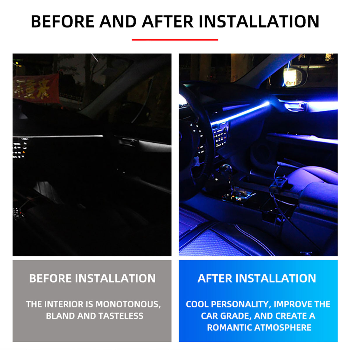 Auto-interieur sfeerverlichtin - Car Dashboard Light Fiber Optic recensie en prijs