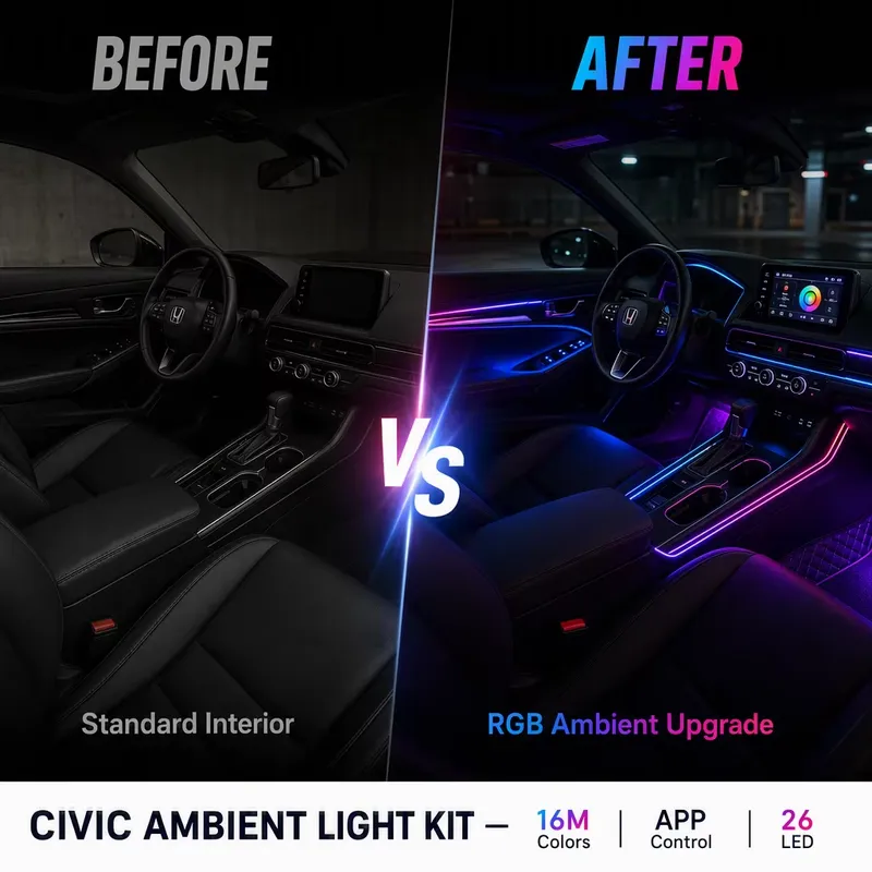 Auto-omgevingsverlichting voor - Car Ambient Light Door Panel Acrylic recensie en prijs